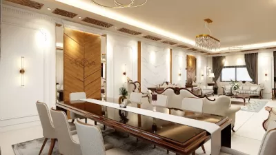 القريني لتصميم وتنفيذ المشاريع الداخلية والخارجية 3D Design